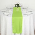 thumbnail image 4 of BalsaCircle 5 Pieces Apple Green 12" x 108" Polyester Table Top Runners Wedding Party Linens, 4 of 7