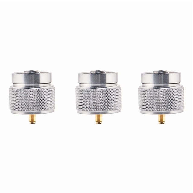 Adaptateur de Réchaud de Camping 3X 1 Lb, Petit Réservoir de Propane, Entrée et Valve Lindal, Sortie EN417, Cylindre, GPL, Cartouche, Convertisseur