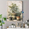 thumbnail image 4 of UXIEQU Botanical Potted Plant Textured Art Canvas Wall Art Print 15.75x11.81 Inches, 4 of 8