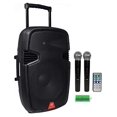 thumbnail image 1 of Rockville Haut-Parleur PA DJ Rechargeable de 15 Pouces, 800 W, 2 Micros, Bluetooth (RAM15BT V2), 1 of 7