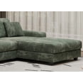 thumbnail image 2 of Modern Corduroy U-shaped 4-seat Sofa for Living Room, Green, 2 of 16