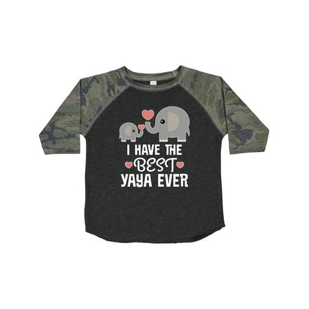 

Inktastic Best Yaya Ever Grandchild Gift Toddler Boy or Toddler Girl T-Shirt