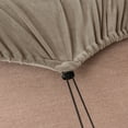 thumbnail image 6 of CJC Armchair Sofa Cover for 1-Seater, 3-Piece Velvet Couch Slipcover with Separate Backrest and Cushion Cover, 9 Colors, 6 of 9