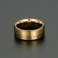 thumbnail image 1 of Date Calendar Time Rings For Men's Rotatable Week Finger Gold Fashion Punk Biker Wedding Stainless Steel Rings Gold 8, 1 of 6