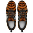 thumbnail image 5 of Customuart Tiger Print Shoes for Men Running Shoes Fashion Sneakers Orange Size 8.5, 5 of 5