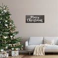 thumbnail image 2 of Merry Christmas Farmhouse Phrase Holiday Graphic Art Gallery Wrapped Canvas Print Wall Art, 2 of 7