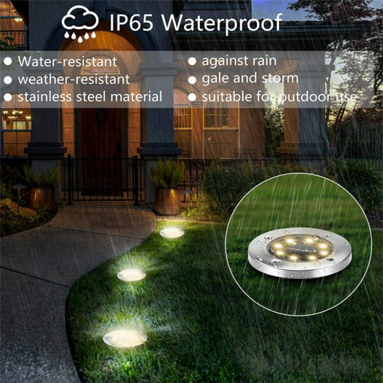 Adjustable Portable Wood LED Waterproof Modern Solar Garden Lights