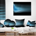thumbnail image 4 of Designart Light Blue Fractal Flames - Abstract Throw Pillow - 18x18, 4 of 5