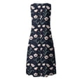 thumbnail image 5 of JGGSPWM (S-5XL) Summer Dresses for Women Vintage Floral Print V Neck Button Sleeveless Sundress Plus Size Beach Vacation Tank Dress Multicolor XL, 5 of 5