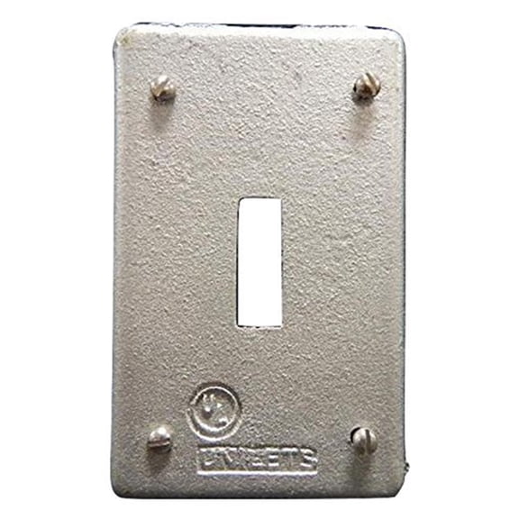 Appleton FSK-1TS-C Toggle Switch Cover, 1 Gang, Malleable Iron