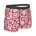 thumbnail image 3 of Naloa Red Flowers Print Mens Underwear - Boxers for Men, Classic Briefs for Men, 3 of 9