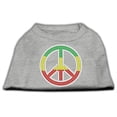 thumbnail image 1 of Rasta Peace Sign Shirts Grey Xxl (18), 1 of 1