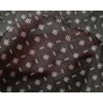 thumbnail image 4 of oneOone Silk Tabby Fabric Geometric Hash & Stripe Block Print Fabric By Yard 42 Inch Wide, 4 of 4