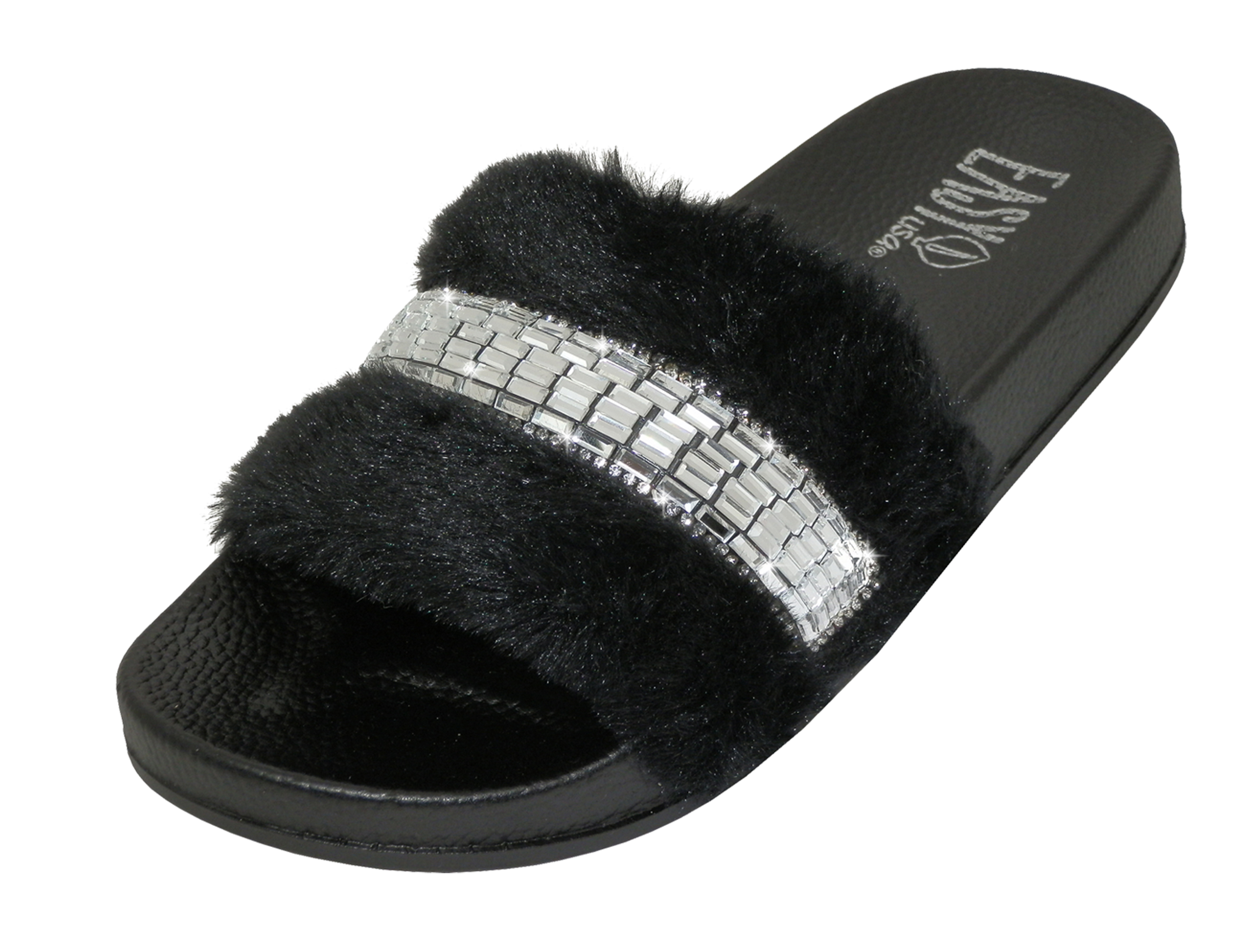 womens slide on slippers