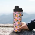 thumbnail image 7 of Lsque Fruit Pattern Water Bottle,18oz Sports Insulated Kettle for Cycling Gym Basketball Outdoor, Suitable as a Present, 7 of 7