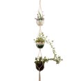 thumbnail image 1 of pitrice Flower Pot Holder Hanging Rope Hand-Weaved Plants Hanging Basket Net Bag Bohe Garden Supply Plants Hanger, 1 of 7