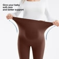thumbnail image 4 of Taqqpue Women's Maternity Leggings Over The Belly Pregnancy Yoga Pants Active Wear Buttery Soft Workout Leggings, 4 of 5