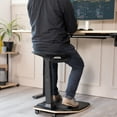 thumbnail image 2 of VIVO Black Ergonomic Leaning Chair with Anti-Fatigue Mat for Home and Office, 2 of 8