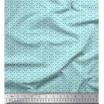 thumbnail image 1 of Soimoi Georgette Viscose Fabric Geometric Small Print Fabric by The Yard 42 Inch Wide, 1 of 1