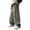 Blackish Green, variant on Boys Baggy Sweatpants Wide Leg Open Bottom Casual Sweat Pants Elastic Waist Athletic Joggers Pants Pocket Fall Preppy Clothes