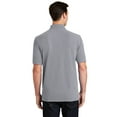 thumbnail image 2 of Port 1191162 Ring Spun Pique Polo Shirt, Silver - Small, 2 of 4