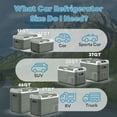 thumbnail image 3 of Alpicool Car Refrigerator 37 Quarts, 12v Refeigerator Portable Fridge Freezer, -4°F to 68°F Electric Cooler RV Compressor Fridge for Outdoor, Camping, Travel and Home Use, 3 of 13