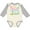 Natural and Heather, variant on Inktastic Golfing Girls Future Golfer Girls Long Sleeve Baby Bodysuit