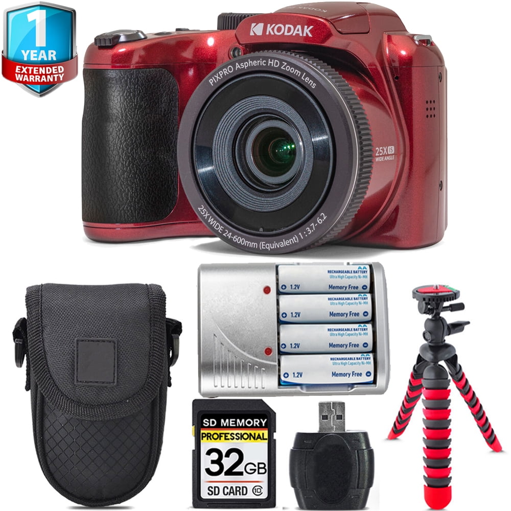 Kodak PIXPRO FZ55 Easy Point & Shoot Digital Camera Bundle