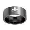 thumbnail image 1 of Nueva moda James Bond 007 anillo Spectre anillo de hombre moda Metal pulido patrón fantasma anillo accesorios joyería de fiesta, 1 of 5