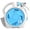 Blue, variant on Mini Water Pipe Storage Rack, Balcony Water Pipe Cart, 14-Meter Water Pipe Cart, Simple Portable Water Pipe Storage (yellow)