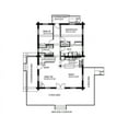 thumbnail image 5 of 001-1021: Log Mountain 3 Bed, 2 Bath Luxury Home Plan, 2328 Sq Ft: Full Blueprints with License to Build by Home Plan Marketplace - Lesuto, 5 of 7