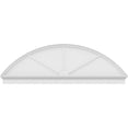 thumbnail image 3 of Ekena Millwork 86"W x 28-3/8"H x 2-3/4"P Segment Arch 3 Spoke Architectural Grade PVC Combination Pediment, 3 of 7
