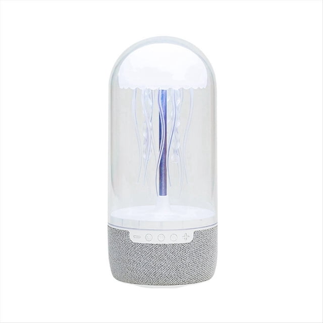 Altavoz Bluetooth con Lámpara de Medusa, Estéreo Portátil de Alta Fidelidad Colorido con Sonido Envolvente 3D, Subwoofer, de Cine en Casa
