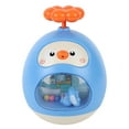 thumbnail image 1 of Juguete de pato para bañera con dibujos animados para niños, juguete educativo para la primera infancia, color azul, 1 of 14