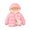 Style #D090, variant on Kids Hooded Puffer Jacket Full Zip Lightweight Warm Outerwear with Pockets for Boys and Girls Winter Coat Unisex Design Style #D065 Yellow 110