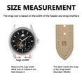 thumbnail image 7 of BISONSTRAP Elegant Leather Watch Straps, Quick Release, Watch Bands for Women and Men, 16mm, Dark Brown (Gold Buckle), 7 of 7
