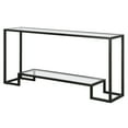 thumbnail image 4 of Evelyn&Zoe Athena 64" Wide Rectangular Console Table, Blackened Bronze, 4 of 8