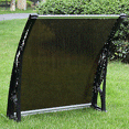 thumbnail image 1 of INTBUYING 30″×40″ Polycarbonate Awning Patio Canopy For Window & Door Dark Brow, 1 of 7