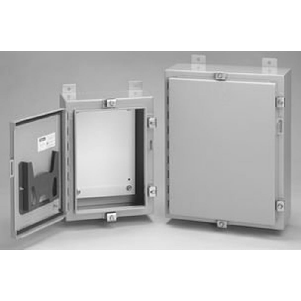Hoffman A24H20ALP Steel WallMount, NEMA 4, Enclosure, 24" x 20" x 6