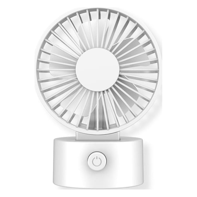 Ventilador de escritorio Bearachild Inalámbrico Recargable USB Blanco