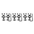 thumbnail image 1 of Tacos para Pedal de bicicleta de montaña sweethay 1 par placas de bloqueo antideslizantes, 1 of 6