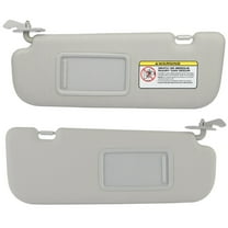 cciyu Gray Windshield Sun Visor Mirror Left & Right sides Replacement fit for 2011-2015 for Hyundai Elantra
