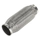 thumbnail image 1 of Tubo flexible de escape para automóvil Unique Bargains de 2.40 pulgadas de diámetro exterior, tubo trenzado flexible universal, tono plateado, 1 pieza, 1 of 1