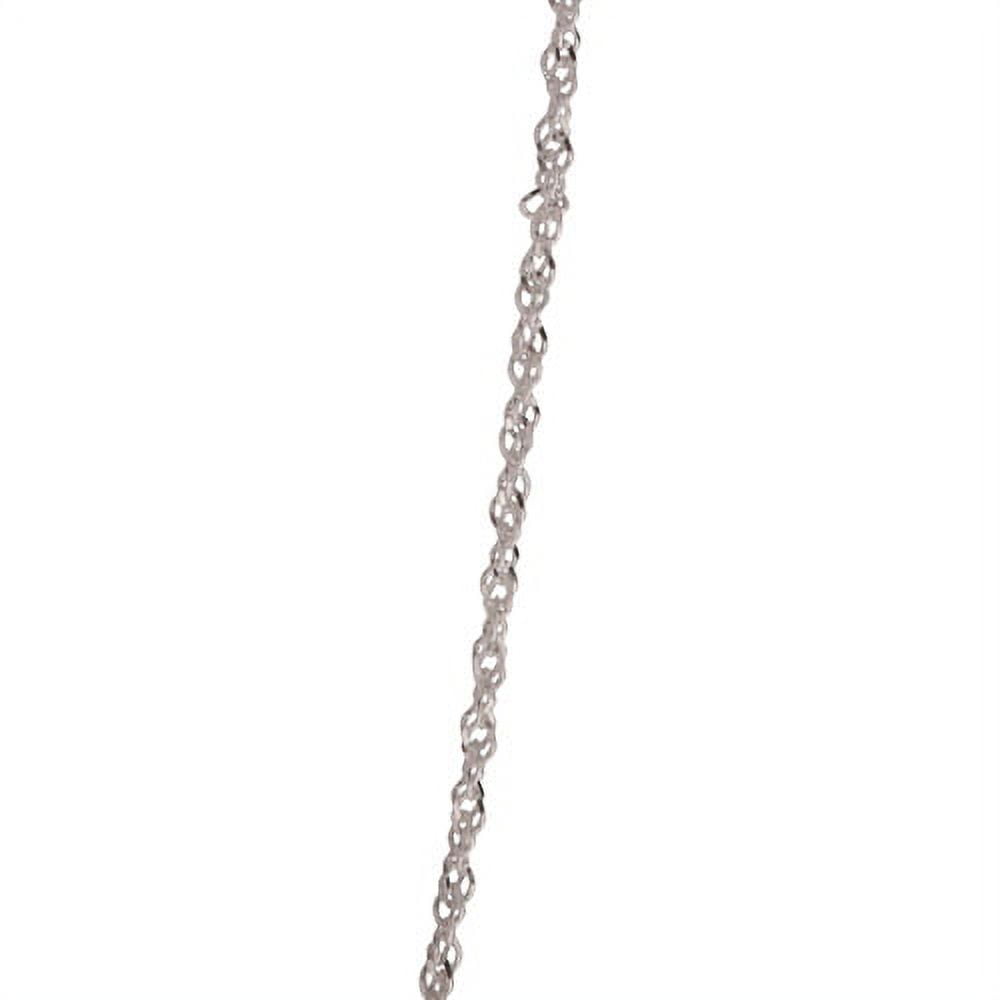 Women's Sterling Silver Twisted Singapore Necklace
