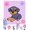 Purple, Pattern 3, variant on ODIKA 4'x6' Machine Washable Non-Slip Area Rug, Adorable Wiener Dog Latch Hook Canvas Kit Needlework Project High Traffic Rug, Beige, 646246