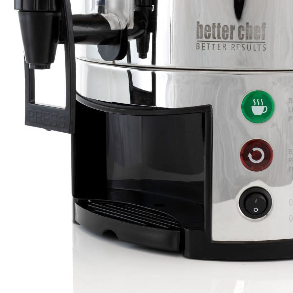 Better Chef 50-Cup Stainless Steel Commercial/Residential Coffee Urn in the  Coffee Makers department at