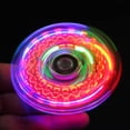 thumbnail image 1 of Juguete giratorio antiestrés con luz LED transparente para niños y adultos, 1 of 11