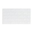 thumbnail image 1 of Autoadhesivo 3D patrón de ladrillo Wallpaper Dormitorio Sala de estar Fondo de pared moderna TV Decor Wallpaper (blanco), 1 of 6