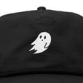 thumbnail image 2 of Dalix Ghost 5 Panel Snapback Cotton Baseball Cap Adjustable Hat Mens in Black, 2 of 5