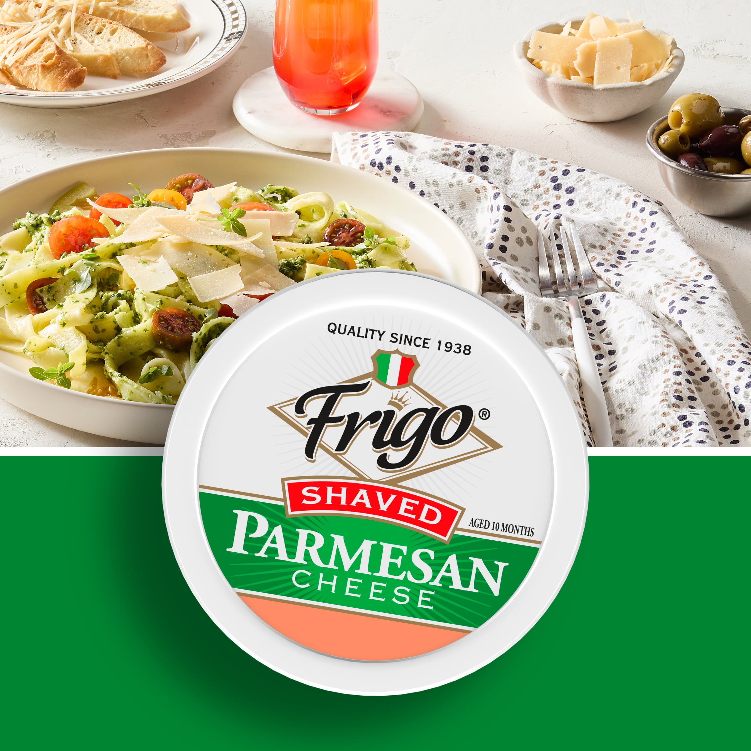 Frigo Shaved Parmesan Cheese, 5 oz Refrigerated Plastic Cup